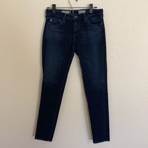 AG jeans, super skinny ankle, 28R